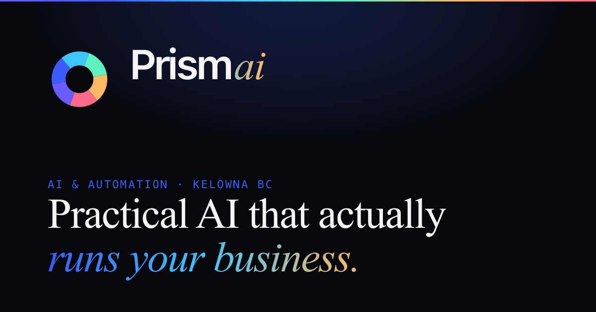 Prism AI | Custom AI Automation for Growing Businesses